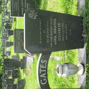 GATES Basie Vivian Clive 1918-1976 &amp; Anna Johanna Elizabeth 1918-1974