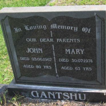 GANTSHU John -1967 &amp; Mary -1974