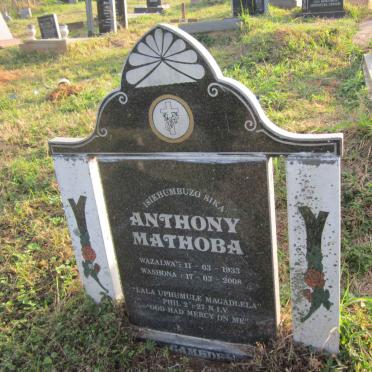 GAMEDE Anthony Mathoba 1933-2008