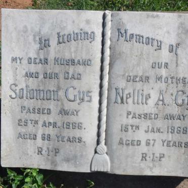 GYS Solomon -1966 &amp; Nellie A. -1968
