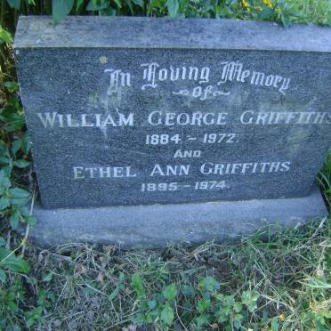GRIFFITHS William George 1884-1972 &amp; Ethel Ann 1895-1974