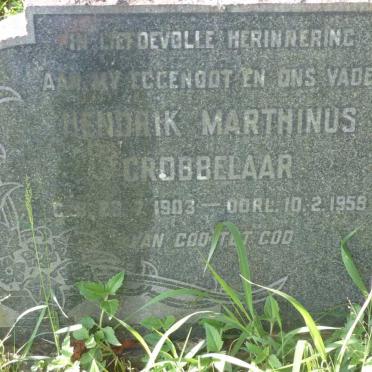 GROBBELAAR Hendrik Marthinus 1903-1959