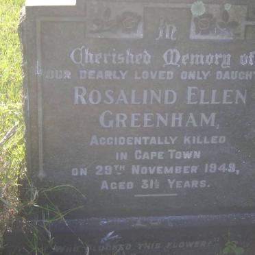 GREENHAM Rosalind Ellen -1949