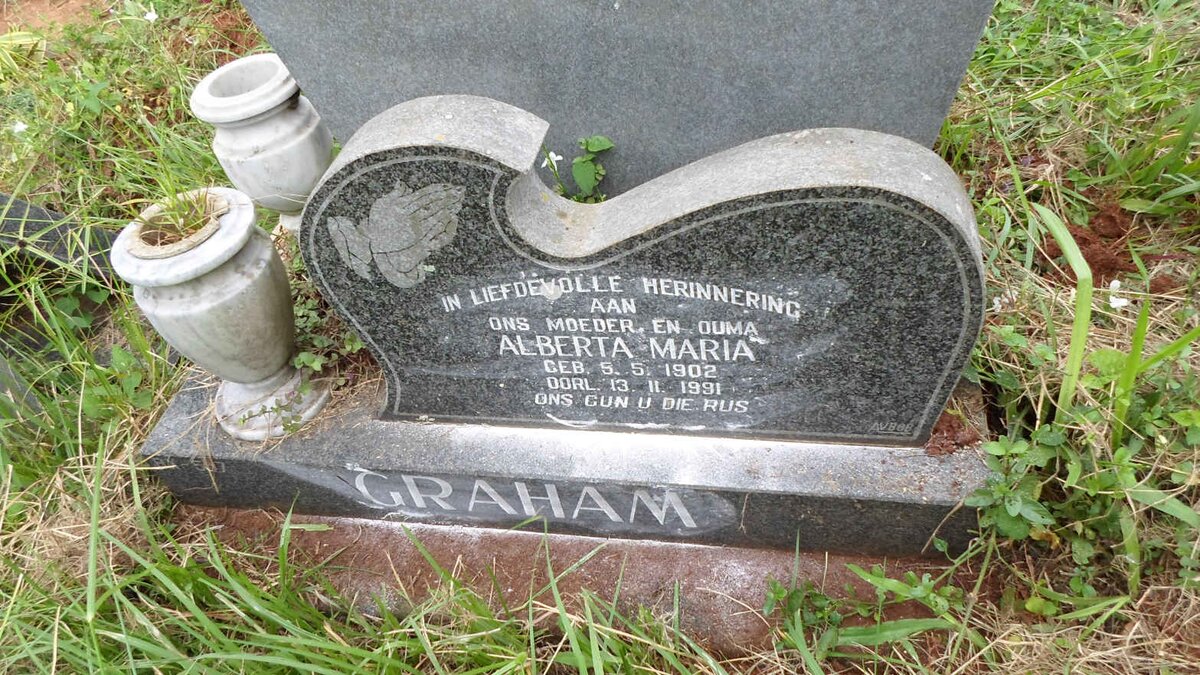 GRAHAM Alberta Maria 1902-1991