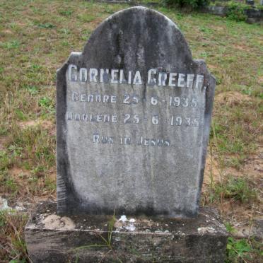 GREEFF Cornelia 1935-1935