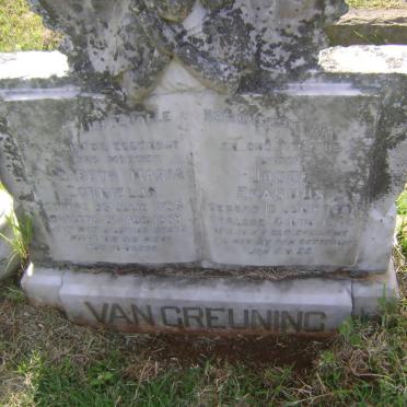 GREUNING Josef Erasmus, van 1891-1964 &amp; Elizabeth Maria Cornelia 1896-1959