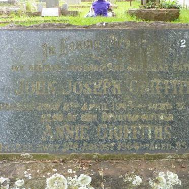 GRIFFITHS John Joseph -1949 &amp; Annie -1964