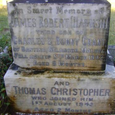 GRANT James Robert -1942 :: GRANT Thomas Christopher -1943