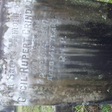 GRINDLEY Cecil Rupert -1930