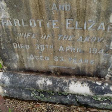 GRANT William Thomas -1943 &amp; Charlotte Elizabeth -1944