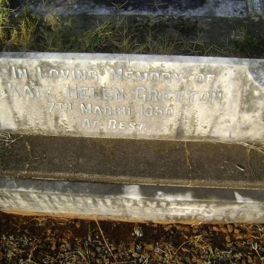 GRETTON Arthur Kingsley -1963 &amp; Kate Helen -1950