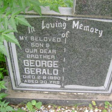 GREEVES George Gerald -1990 :: GREEVES Marcus -1990 &amp; Ann 1995