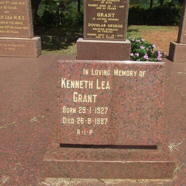 GRANT Kenneth Lea -1987 
