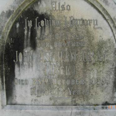 GRAY John Askham -1939