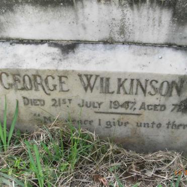 WILKINSON George -1947
