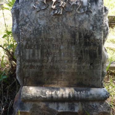 GREENSILL George Redvers -1927