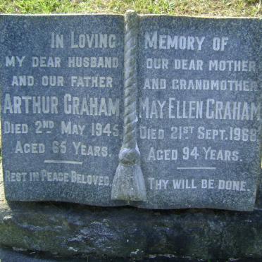 GRAHAM Arthur -1945 &amp; May Ellen -1968