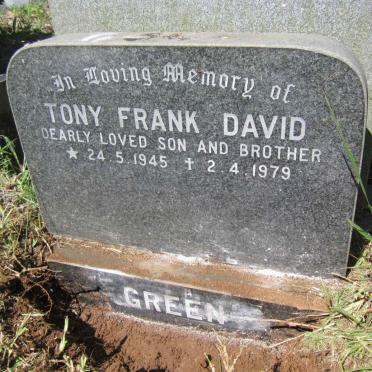 GREEN Tony Frank David 1945-1979