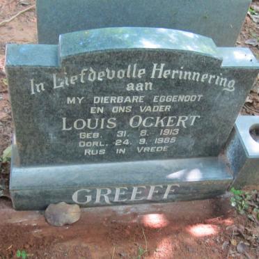 GREEFF Louis Ockert 1913-1985