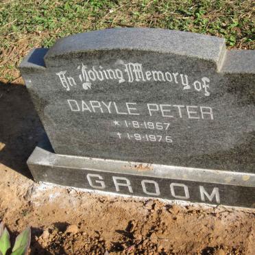 GROOM Daryle Peter 1957-1975