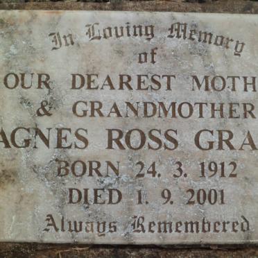GRANT Agnes Ross 1912-2001