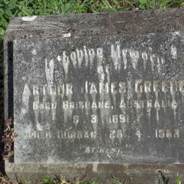 GREENE Arthur James 1891-1963
