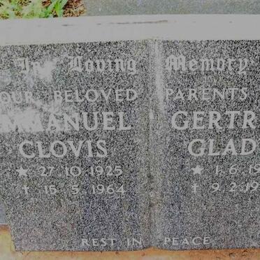 GRANTHAM Emmanuel Clovis 1925-1964 &amp; Gertrude Gladys 1919-1979