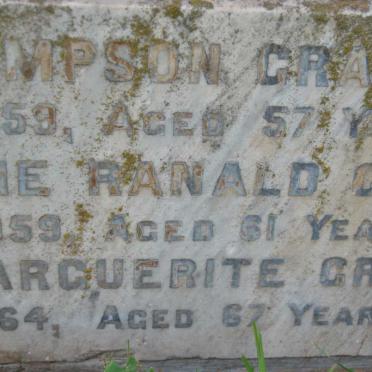 GRAY David Thompson -1959 ::  GRAY William Mudie Ranald -1959 :: GRAY Marjorie Marguerite -1964