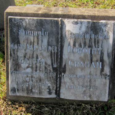GRAHAM John Alexander -1953 &amp; Dorothy -1975 