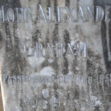 GRAHAM John Alexander -1953