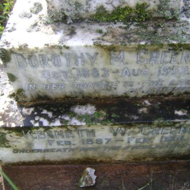 GREENER Kenneth W. 1887-1961 &amp; Dorothy M. 1883-1952