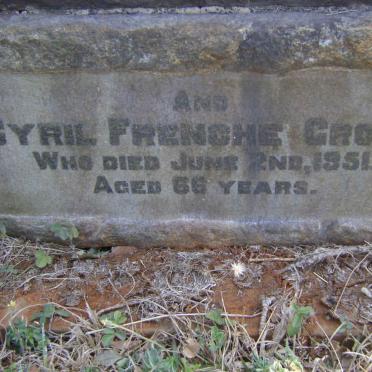GROOM Cyril Frenche -1951 &amp; Eleanor -1942