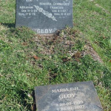 GLOY Abraham 1924-1976 &amp; Maria E.H. 1929-2007 :: GLOY Hendrik Gerhardus Francois 1952-1963
