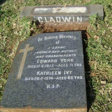 GLADWIN Edward York -1972 &amp; Kathleen Ivy -1974