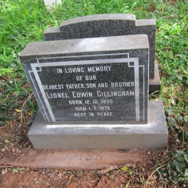 GILLINGHAM Lionel Edwin 1935-1979