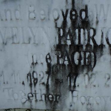 GILLESPIE Evelyn Patricia nee PAGE 1927-2007