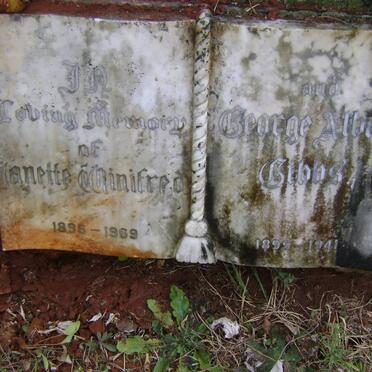 GIBBS George Albert 1895-1941 &amp; Janette Winifred 1896-1969