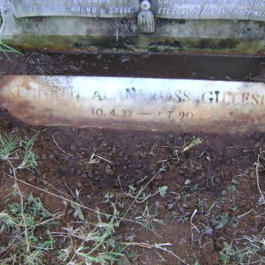 GILLESPIE Gavin Elmslie Argo -1948 &amp; Jeane nee GRIEVE -1931 :: GILLESPIE Kenneth Alan Ross 1922-1990