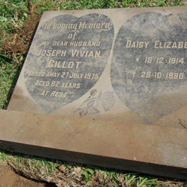 GILLOT Joseph Vivian -1975 &amp; Daisy Elizabeth 1914-1990