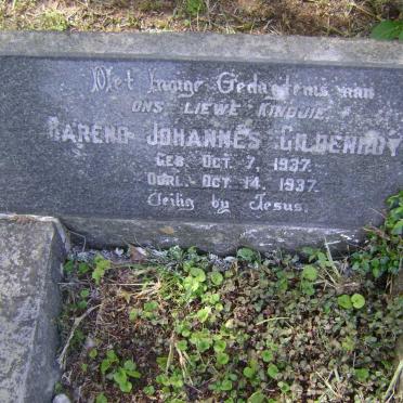 GILDENHUYS Barend Johannes 1937-1937