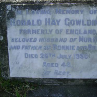 GOWLDING Ronald Hay -1950