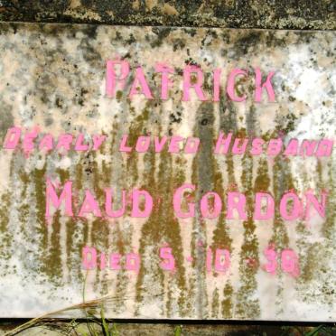 GORDON Patrick -1936