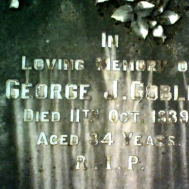 GOBLE George J. -1939
