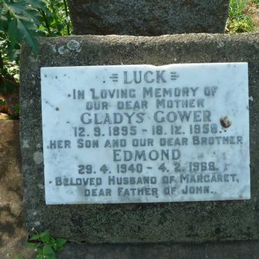 GOWER Gladys 1895-1958 :: GOWER Edmond 1940-1969