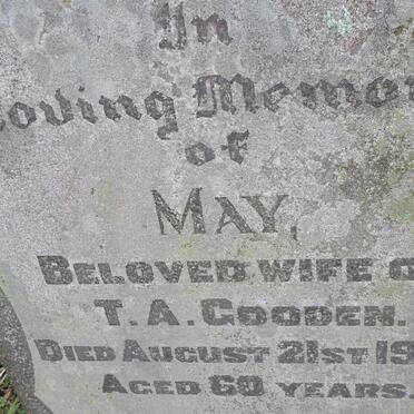 GOODEN Theodore A. -1962 &amp; May -1942