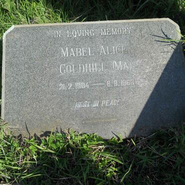GOLDHILL Mabel Alice 1904-1969