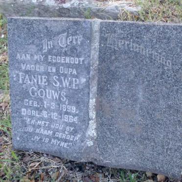 GOUWS Fanie S.W.P. 1899-1964