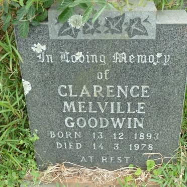 GOODWIN Clarence Melville 1893-1978