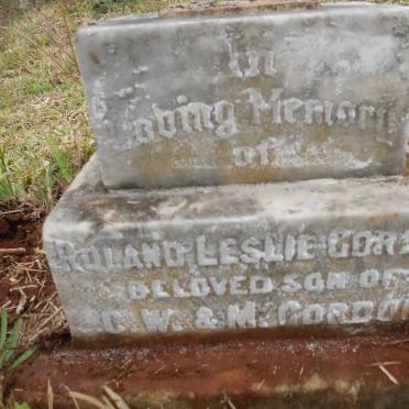 GORDON Roland Leslie -1925