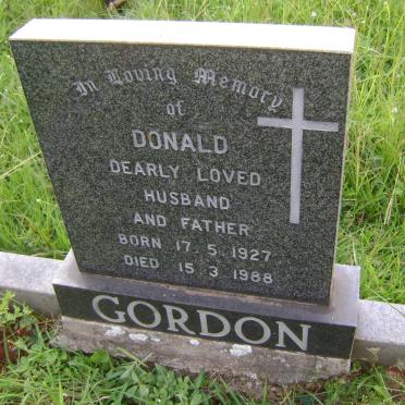 GORDON Donald 1927-1988